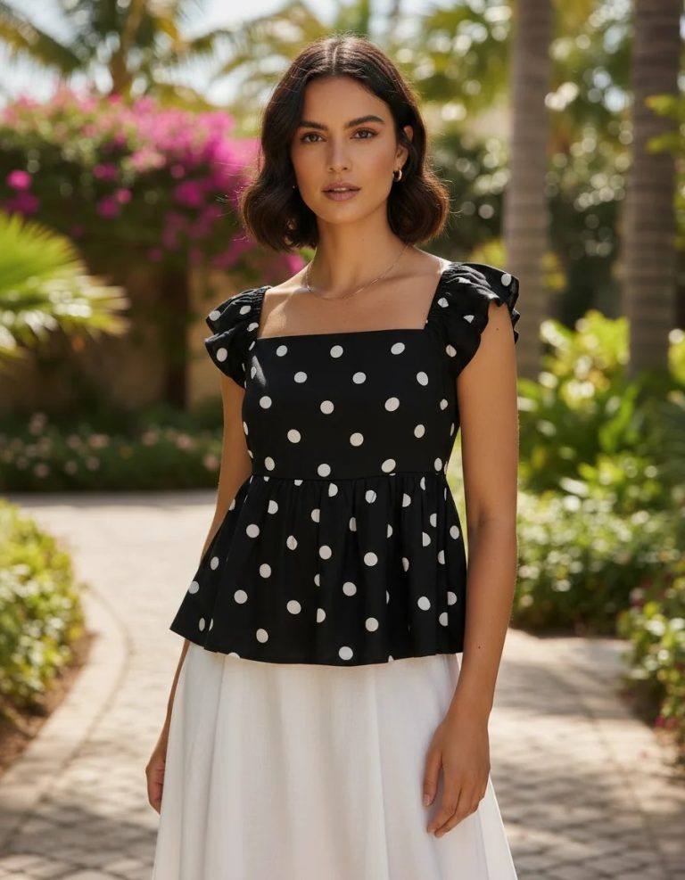 Mini black ruffle trim dress: timeless chic for every occasion Mini black ruffle trim dress: timeless chic for every occasion