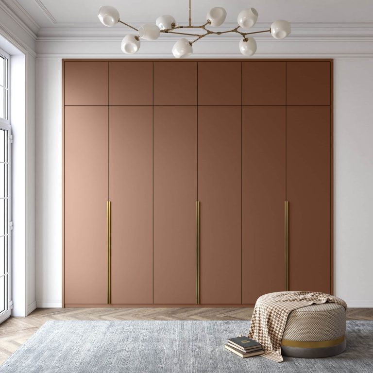 Sleek built-in wardrobes for a stylish bedroom retreat