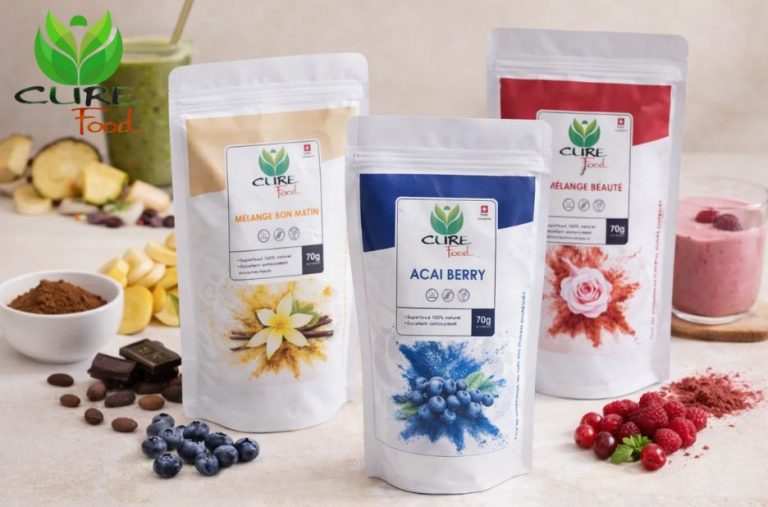 Boutique Superaliments en Ligne : Nutrition Bio et Mélanges Riches en Nutriments sur Curefood.ch