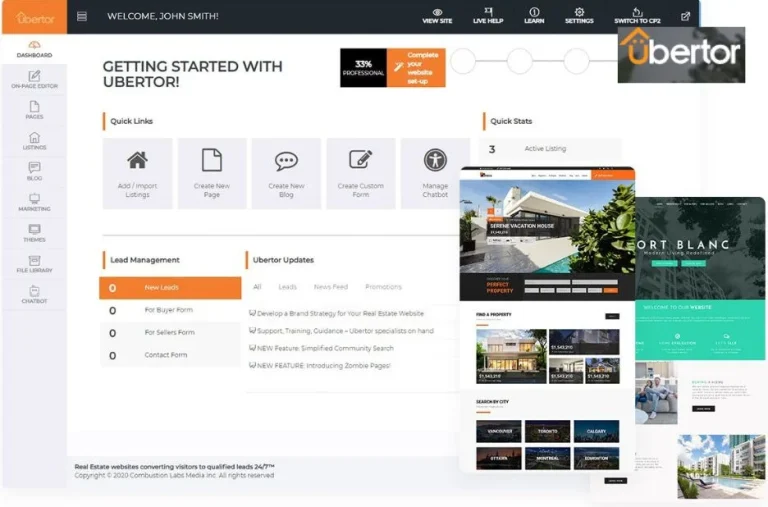 Top Real Estate Website Builder Canada for Creating Stunning Property Sites